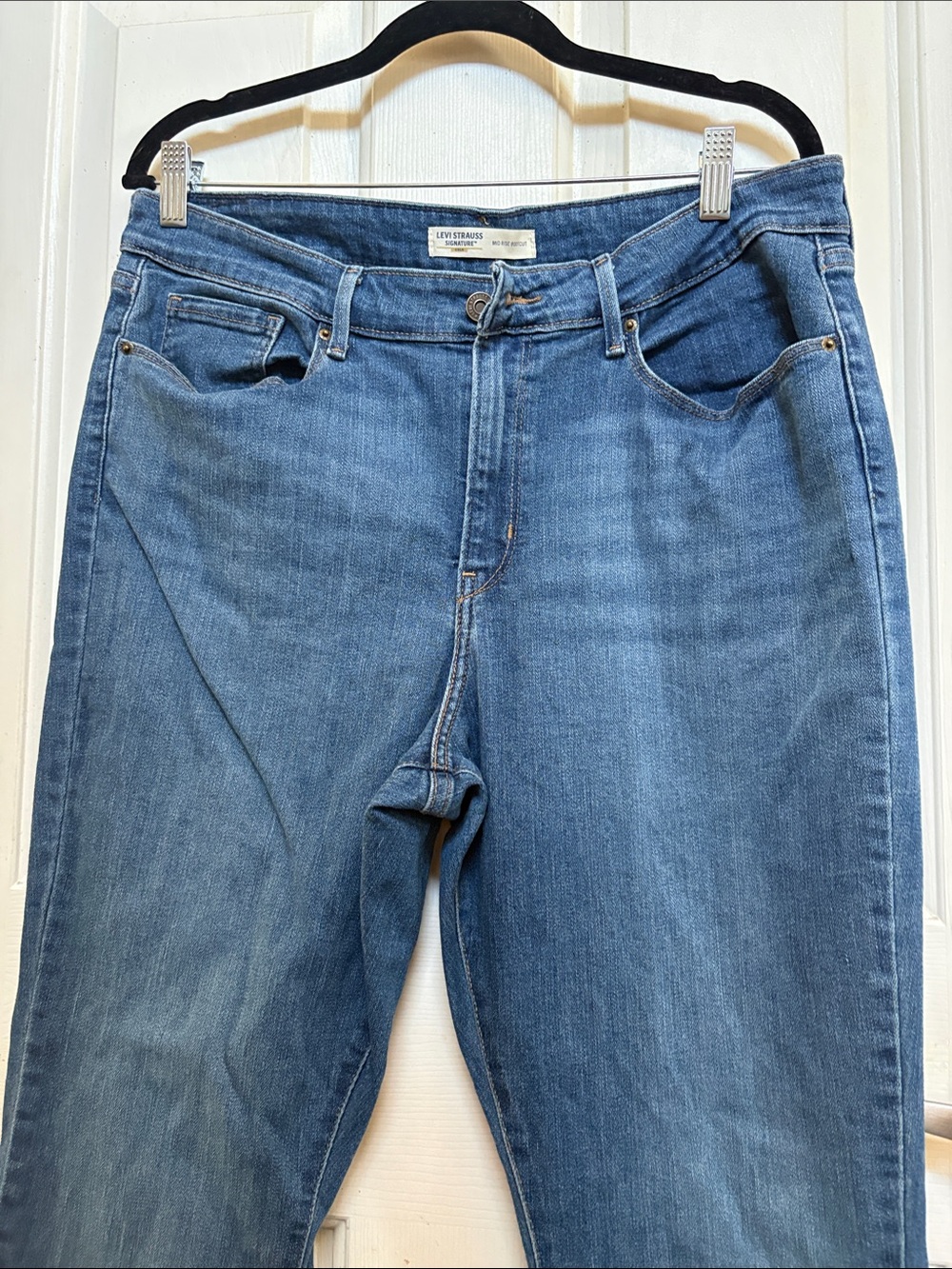 Levi's Women's Medium Blue Straight Leg Jeans